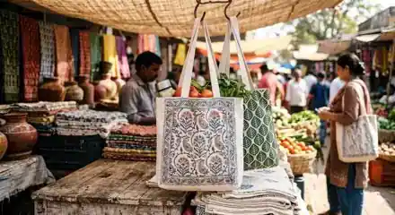Jute and Cotton Bags Eco Range Indique Exports