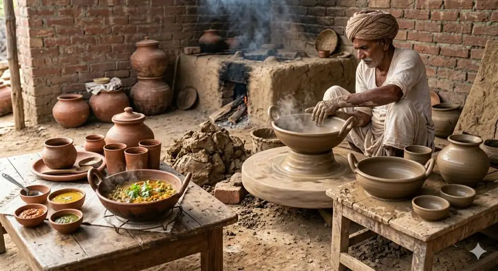 Clay Cookware and Tableware terracotta earthenware India
